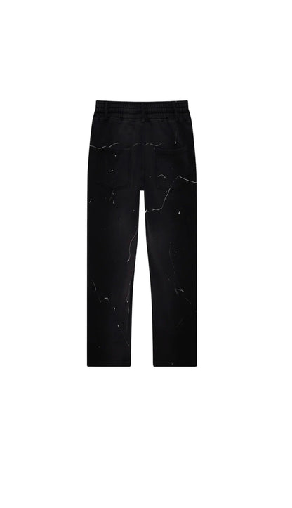 HELLSTAR STUDIOS RACER FLARE SWEATPANTS BLACK