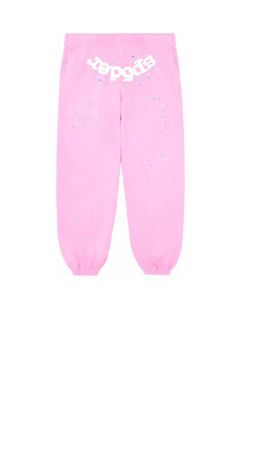 Sp5der OG Web Sweatpants Pink