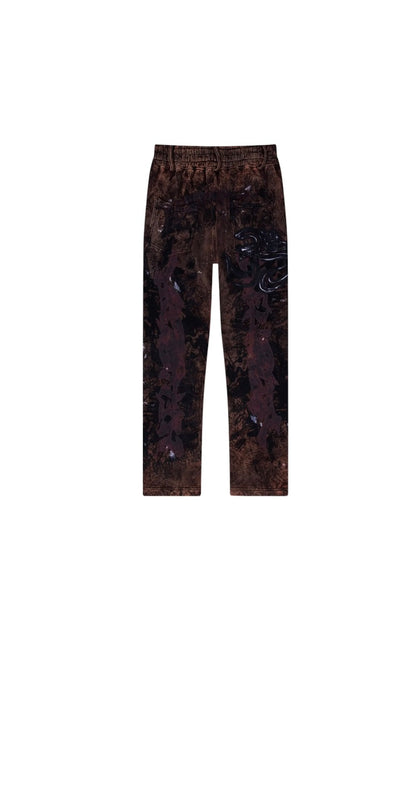 Hellstar Graffiti Sweatpants Brown