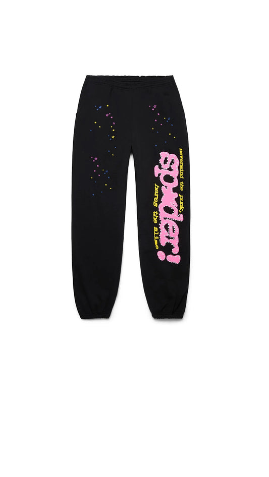 Sp5der P*NK V2 Sweatpant Black