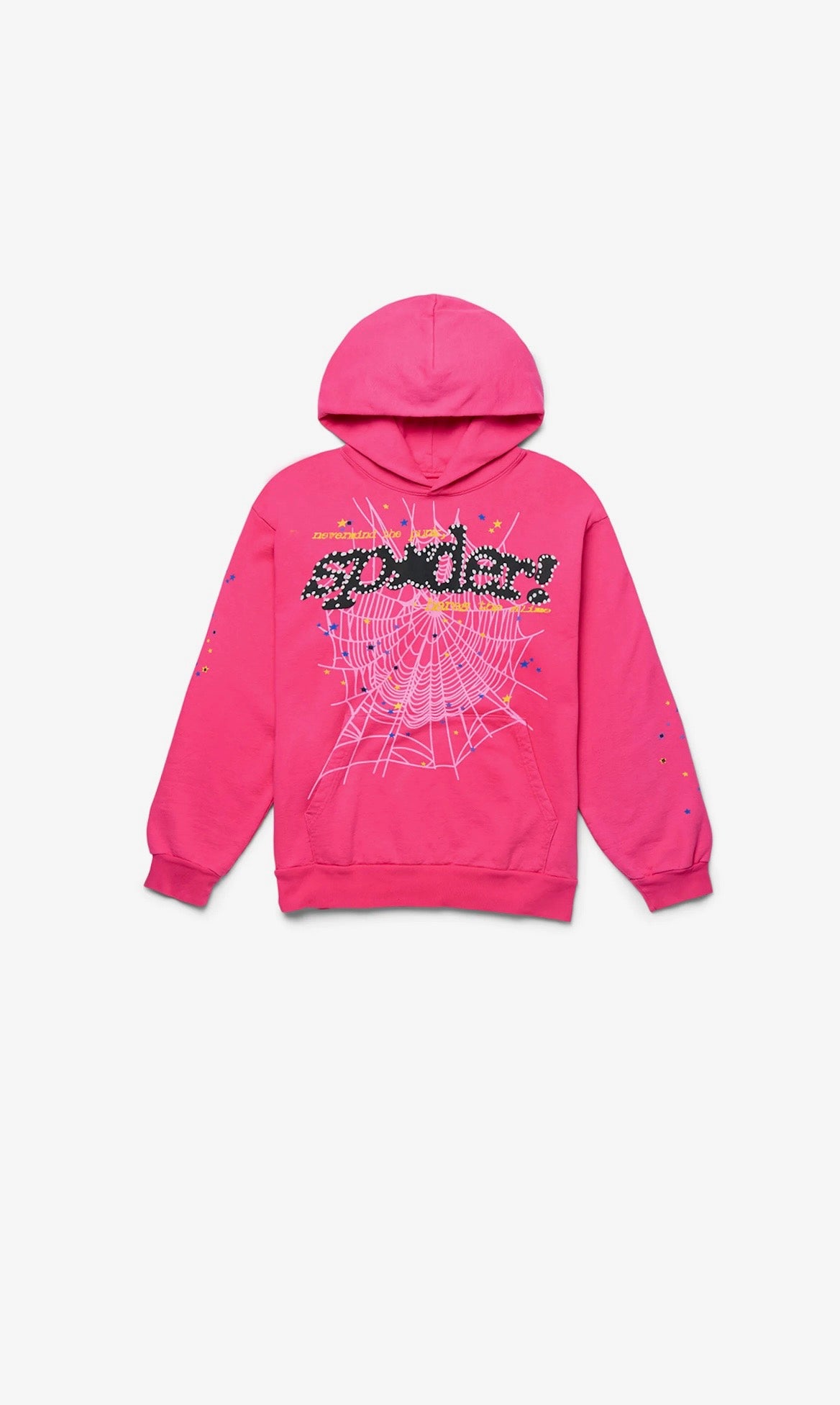 Sp5der P*NK V2 Hoodie Pink